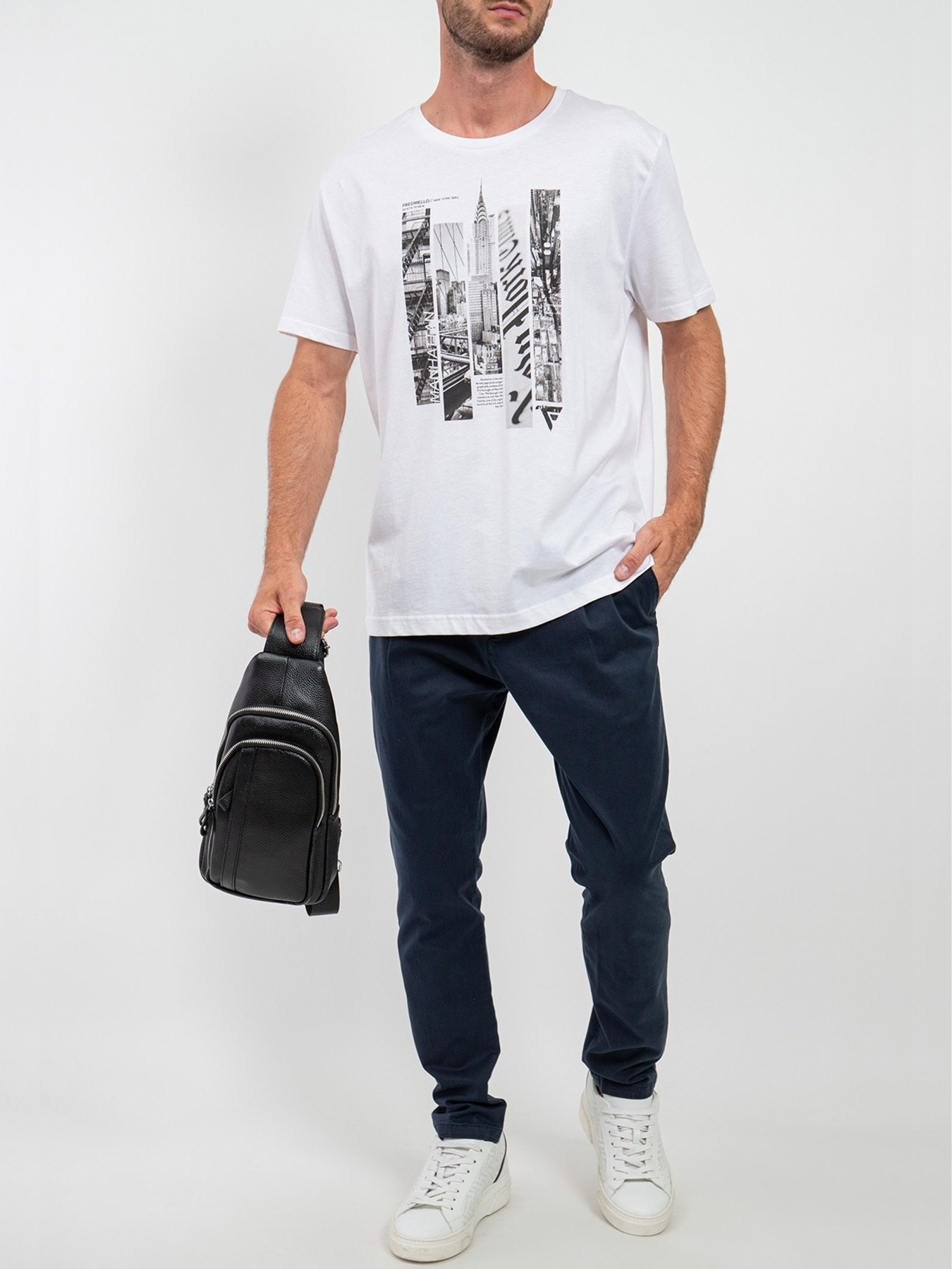 Футболка Fred Mello модель FM24S26TG_WHITE Фото