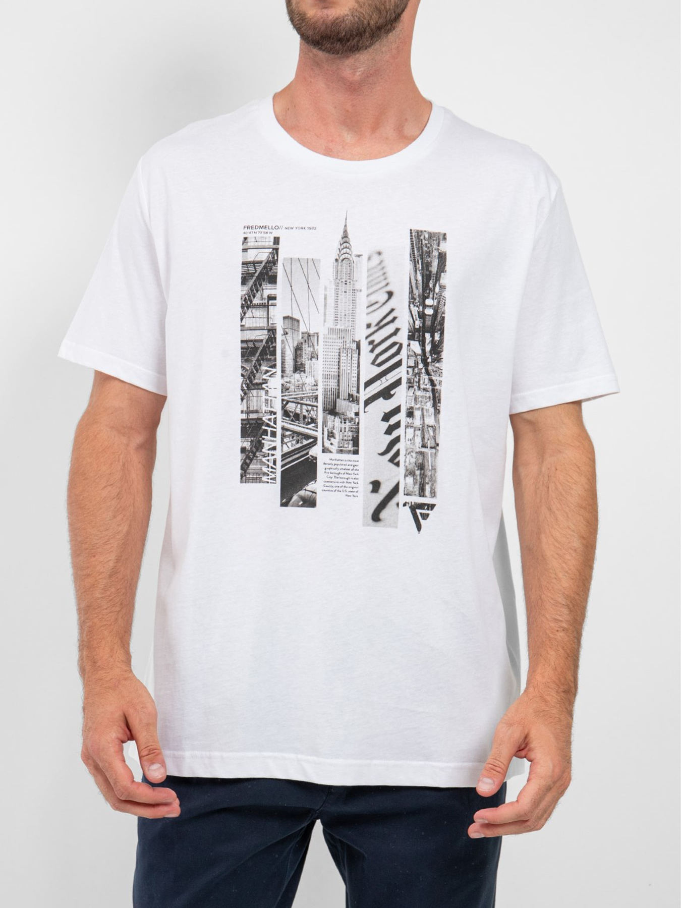 Футболка Fred Mello модель FM24S26TG_WHITE Фото
