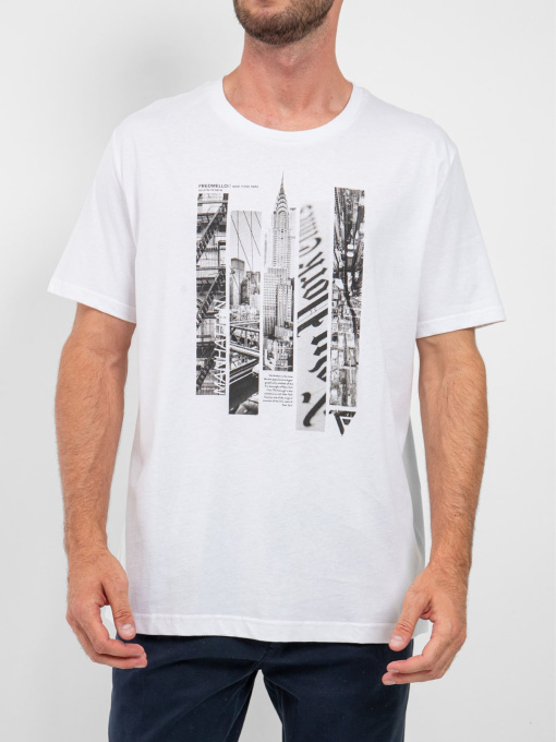 Футболка Fred Mello модель FM24S26TG_WHITE Фото