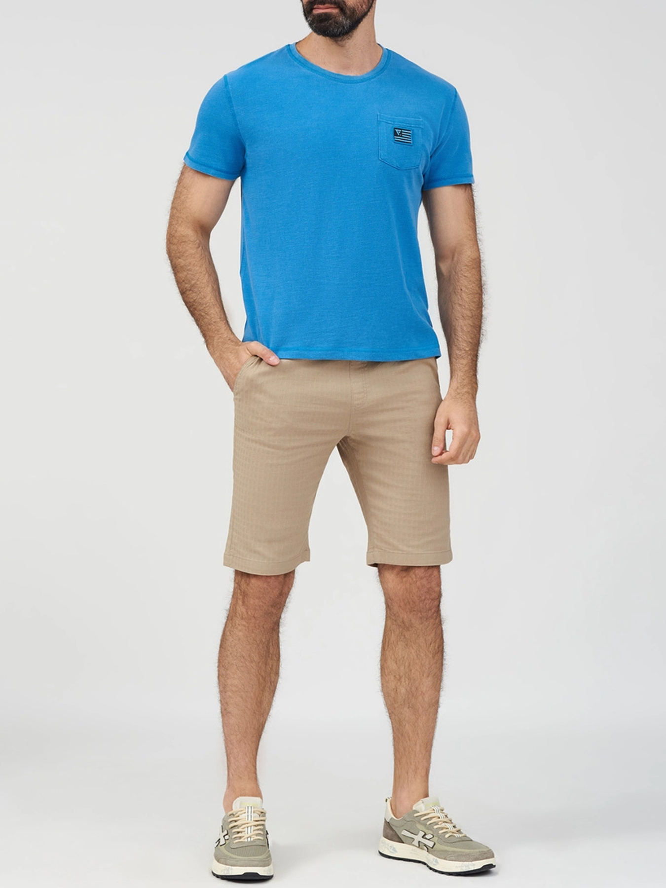 Футболка Fred Mello модель FM24S19TG_OCEAN Фото