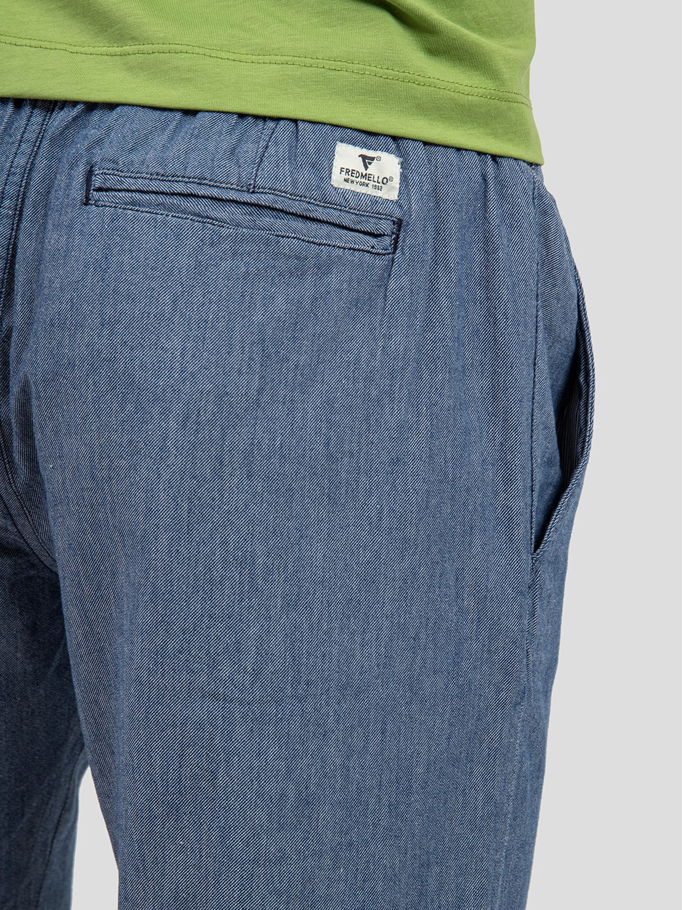 Шорты джинсовые Fred Mello модель FM24S19EU_BLUE Фото