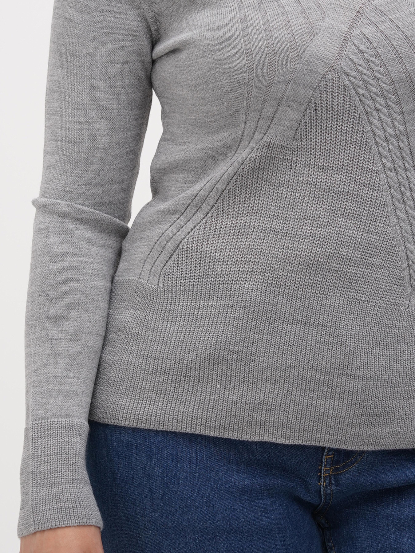 Свитер Sassofono модель A271-SC-3540_серый Фото