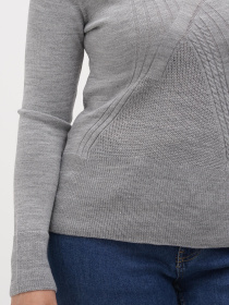 Свитер Sassofono модель A271-SC-3540_серый Фото