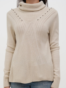 Свитер Sassofono модель A271-SC-3540_молочный Фото