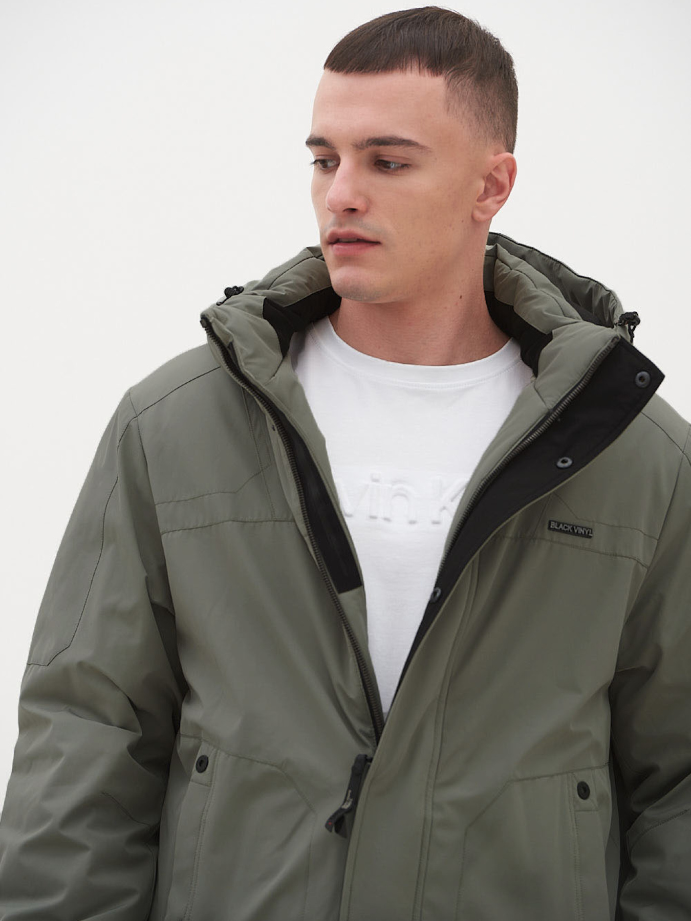 Парка BLACK VINYL модель 24-2505 Парка BLACK VINYL модель 24-2505 Фото