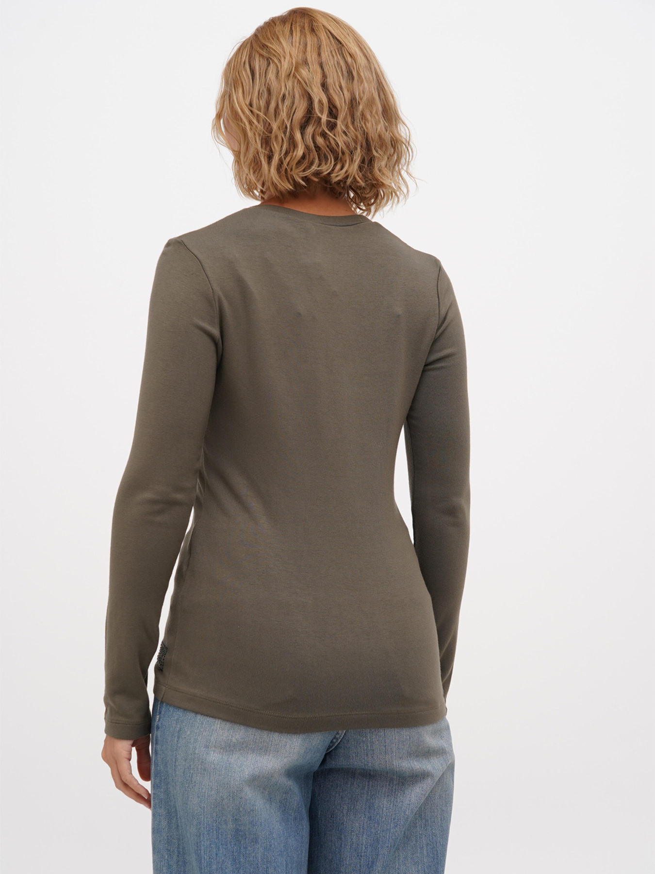 Лонгслив Sassofono модель A271-SF-3388_хаки Фото