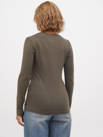 Лонгслив Sassofono модель A271-SF-3388_хаки Лонгслив Sassofono модель A271-SF-3388_хаки Фото