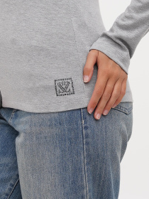 Лонгслив Sassofono модель A271-SF-3388_серый Фото