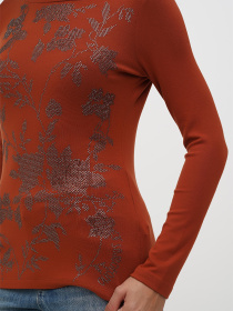 Лонгслів Sassofono модель A271-SF-3387_терракотоавый Фото