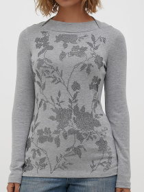 Лонгслив Sassofono модель A271-SF-3387?_серый Фото