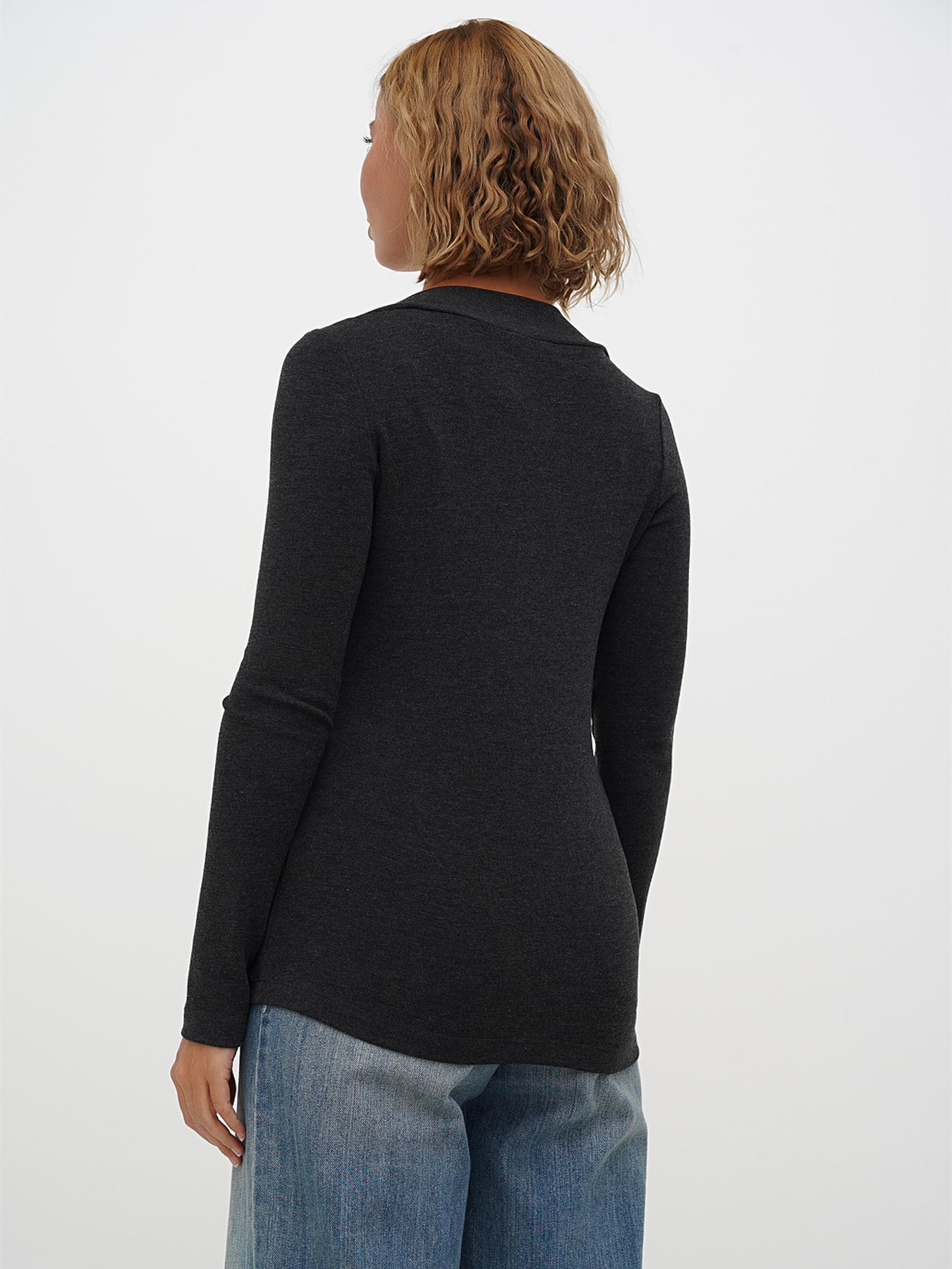 Лонгслив Sassofono модель A271-SF-3386_темно серый Фото