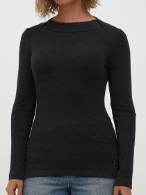 Лонгслив Sassofono модель A271-SF-3386_темно серый Лонгслив Sassofono модель A271-SF-3386_темно серый Фото