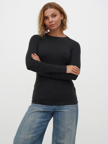 Лонгслив Sassofono модель A271-SF-3386_темно серый Лонгслив Sassofono модель A271-SF-3386_темно серый Фото