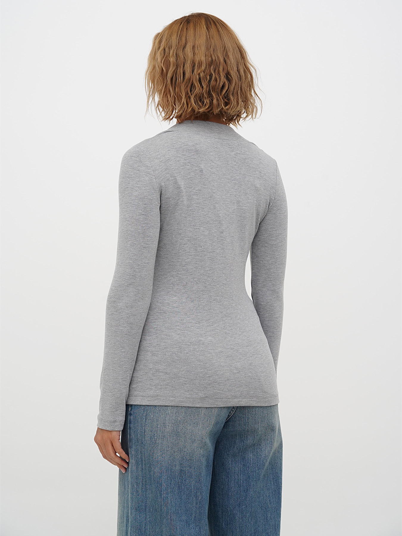 Лонгслив Sassofono модель A271-SF-3386_серый Фото