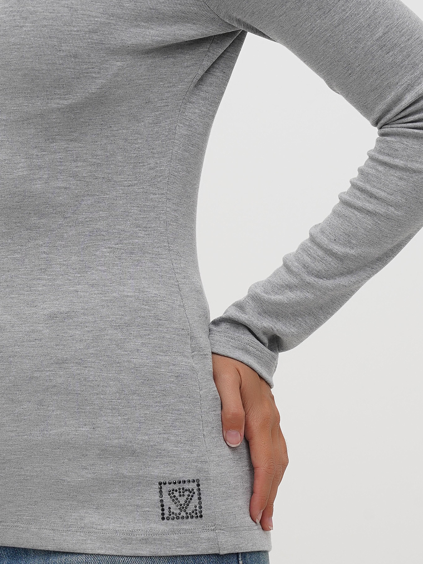 Лонгслив Sassofono модель A271-SF-3386_серый Фото
