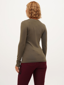 Лонгслив Sassofono модель A271-SF-3386_хаки Фото