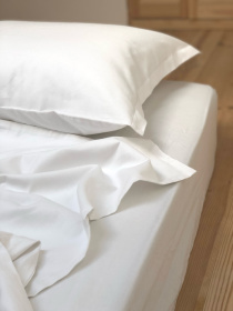 Комплект постільної білизни класичний білий Cozy модель 8047658 Фото