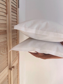 Комплект постільної білизни класичний білий Cozy модель 8047658 Фото