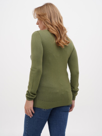 Джемпер Sassofono модель A271-SF-1886_зелёный Фото