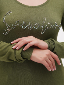 Джемпер Sassofono модель A271-SF-1886_зелёный Фото