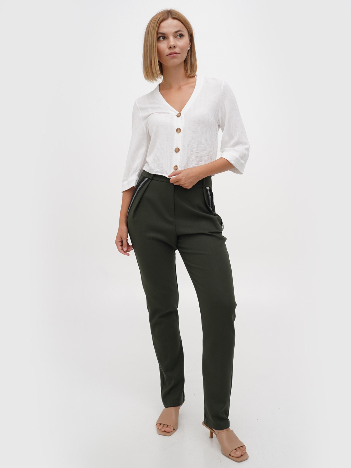 Штани класичні Sassofono модель A271-SF-1872_зелёный Фото