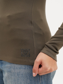 Лонгслив Sassofono модель A271-SF-3383_хаки Фото