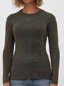 Лонгслив Sassofono модель A271-SF-3385_хаки Фото