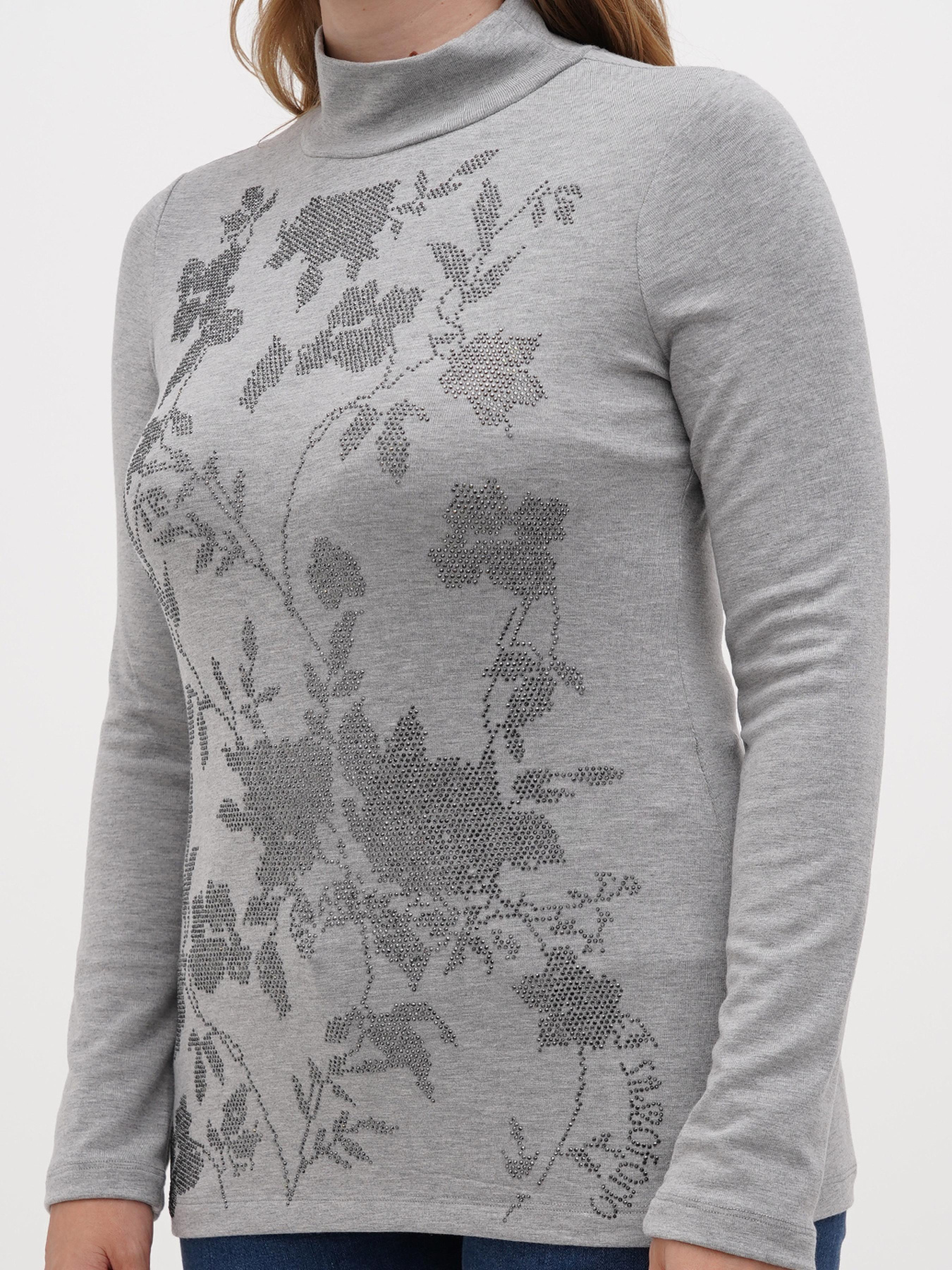 Водолазка Sassofono модель A271-SF-3382_серый Водолазка Sassofono модель A271-SF-3382_серый Фото