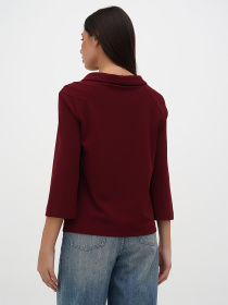 Блуза Sassofono модель _A271-SC-3503_бордовый Фото