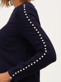 Платье мини Sassofono модель A271-SC-1940_темно_синий Фото