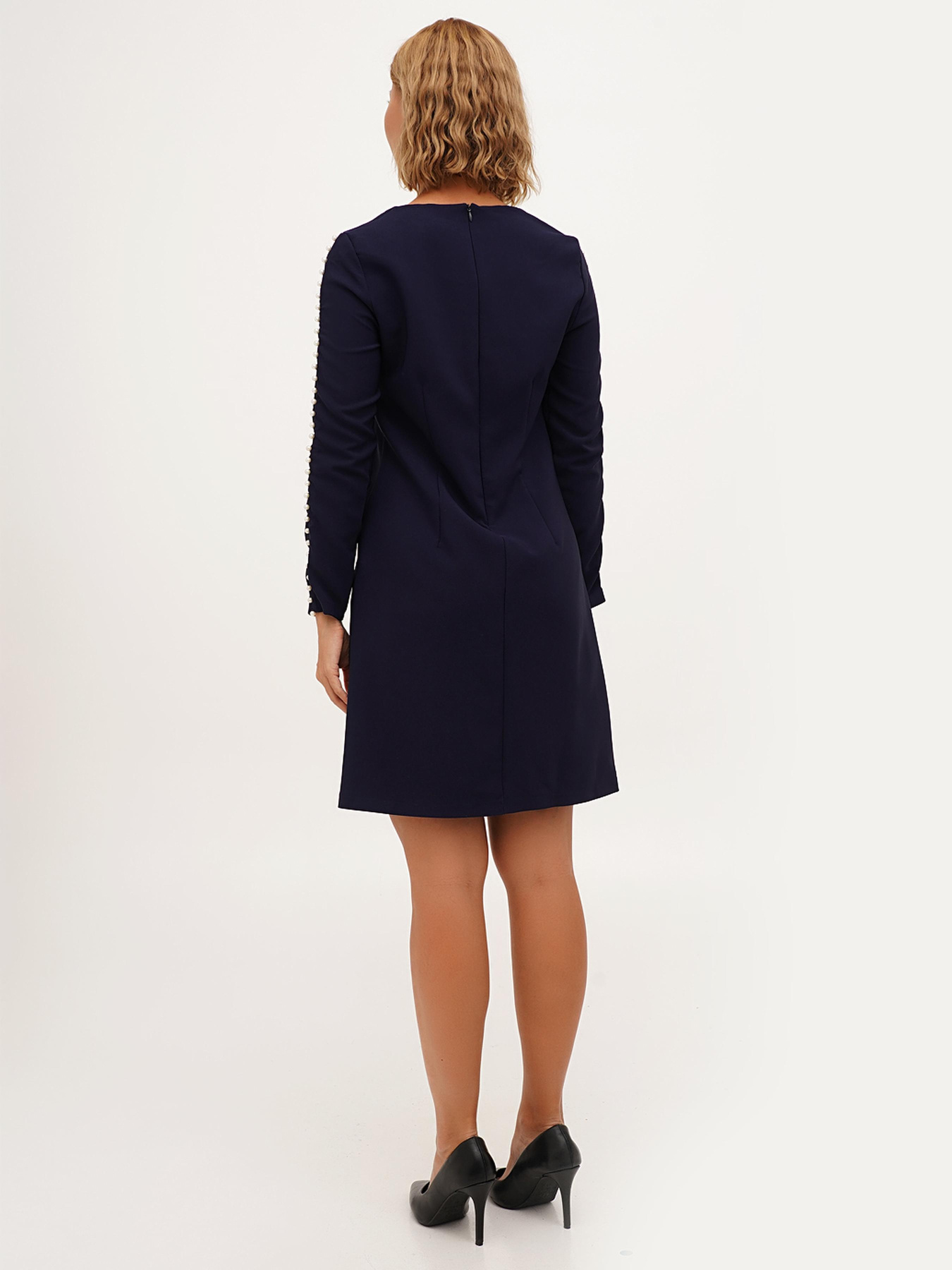 Платье мини Sassofono модель A271-SC-1940_темно_синий Фото
