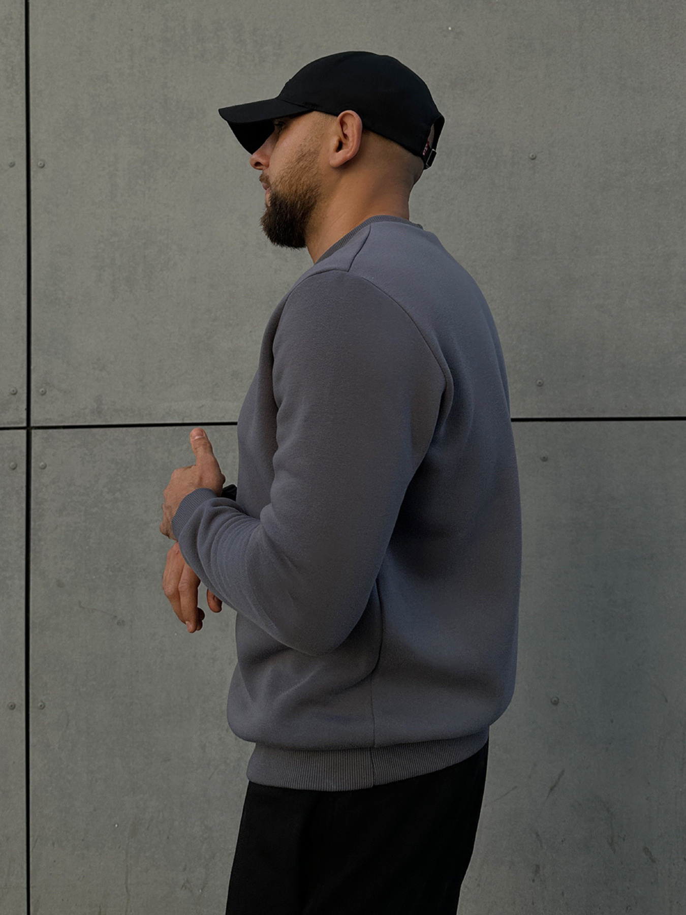 Світшот ISSA Plus модель GN-401_серый Фото