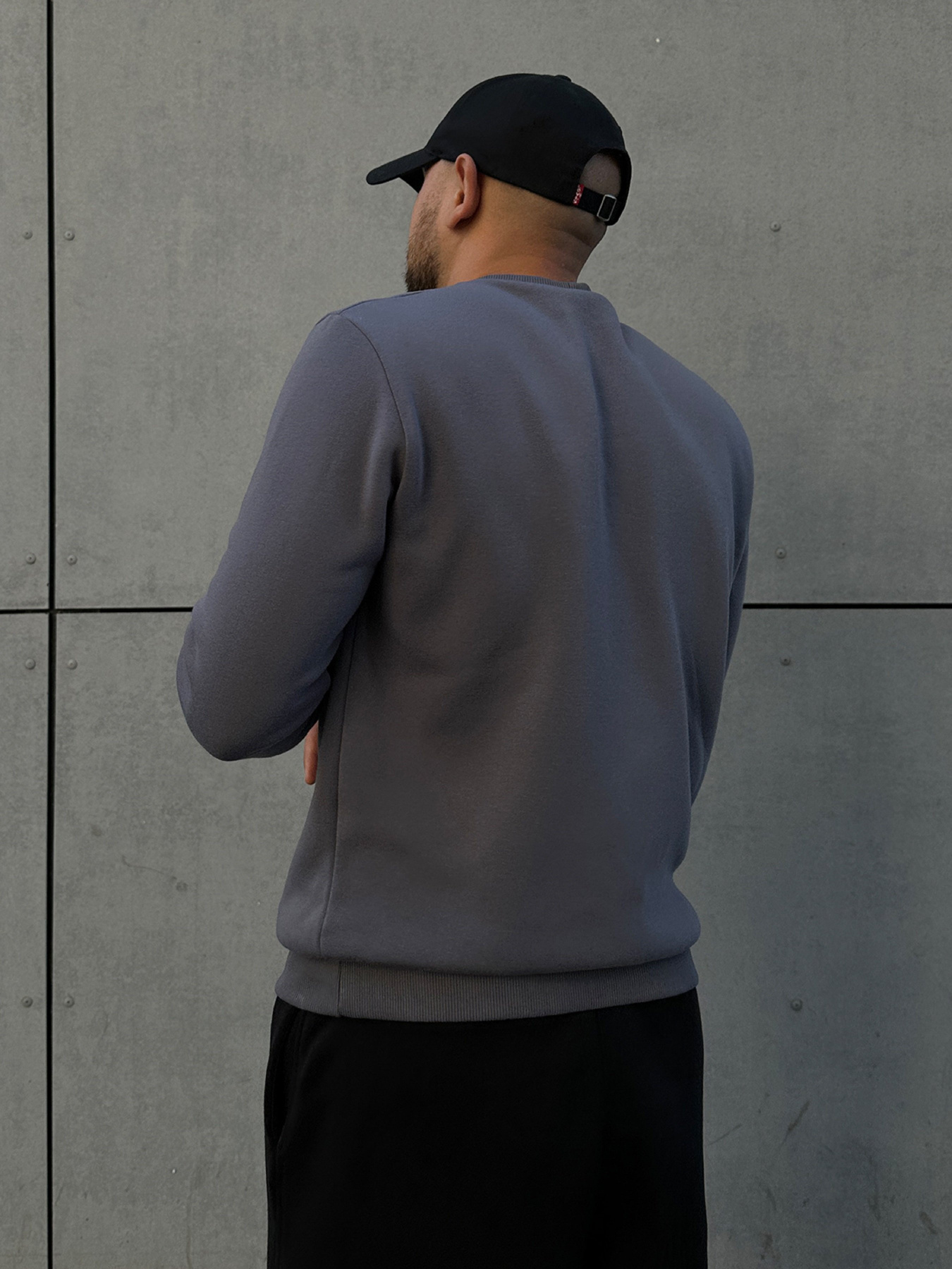 Світшот ISSA Plus модель GN-401_серый Фото