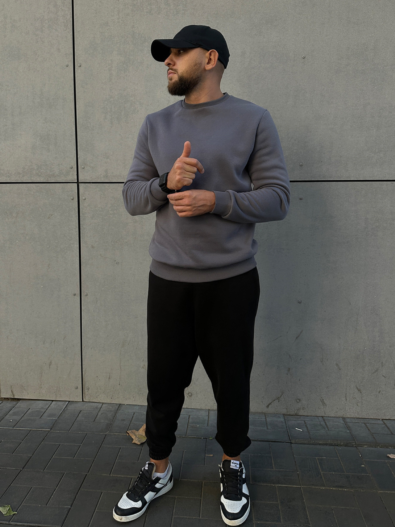 Світшот ISSA Plus модель GN-401_серый Фото