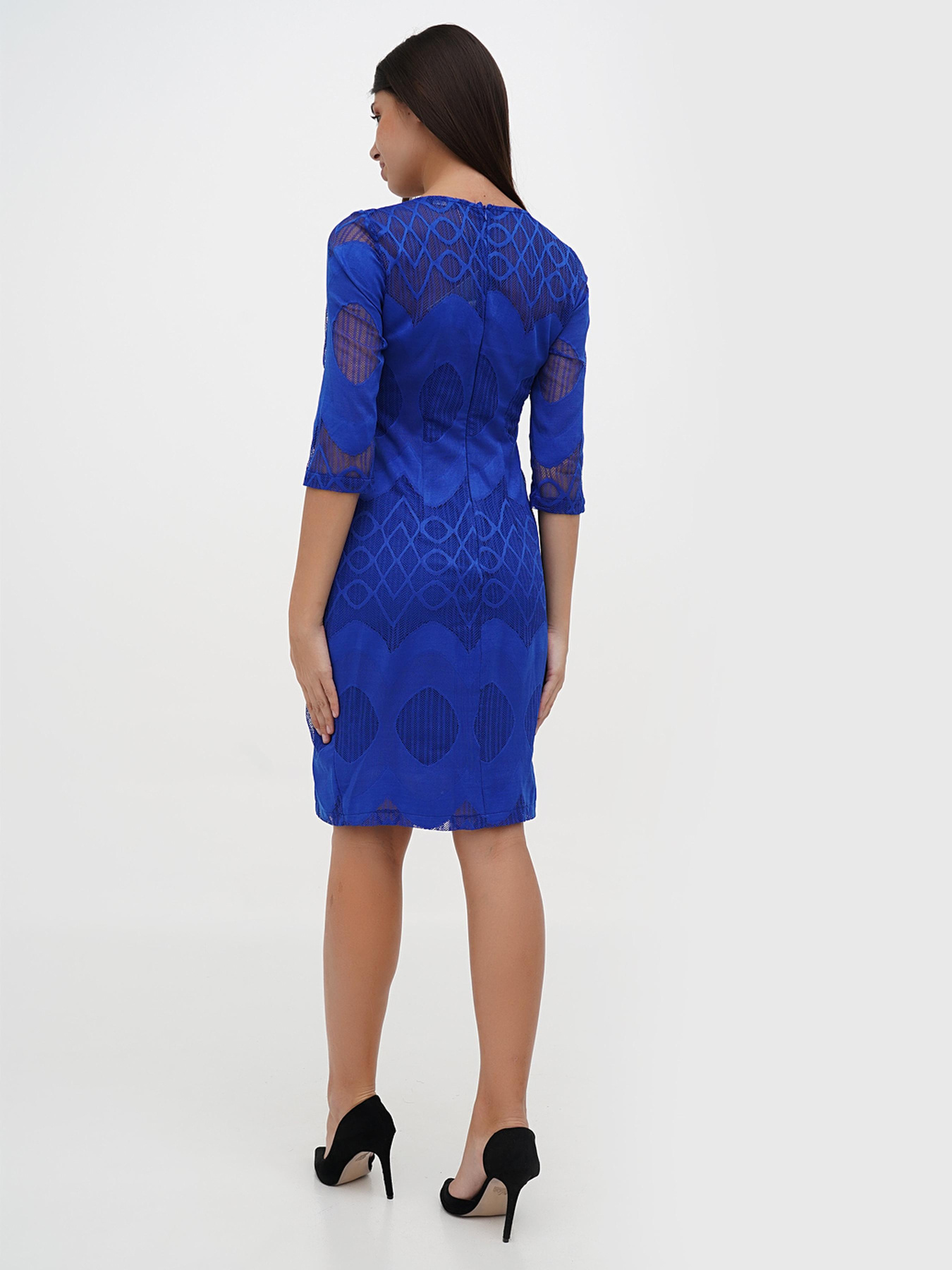 Сукня міні Sassofono модель A271-SC-1939_синий Фото