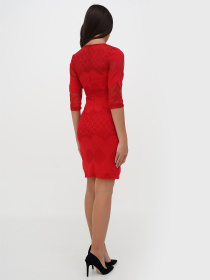 Платье мини Sassofono модель A271-SC-1939_красный Фото