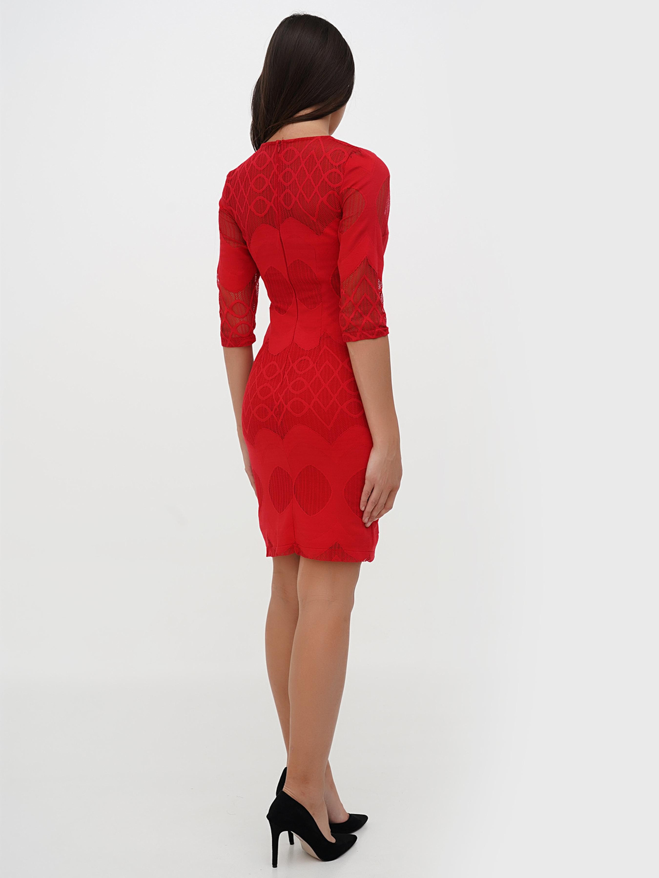 Сукня міні Sassofono модель A271-SC-1939_красный Фото