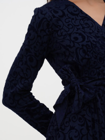 Платье мини Sassofono модель A271-SC-1933_синий Фото