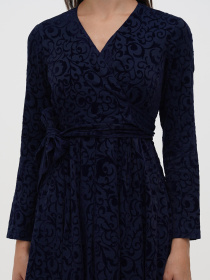 Платье мини Sassofono модель A271-SC-1933_синий Фото