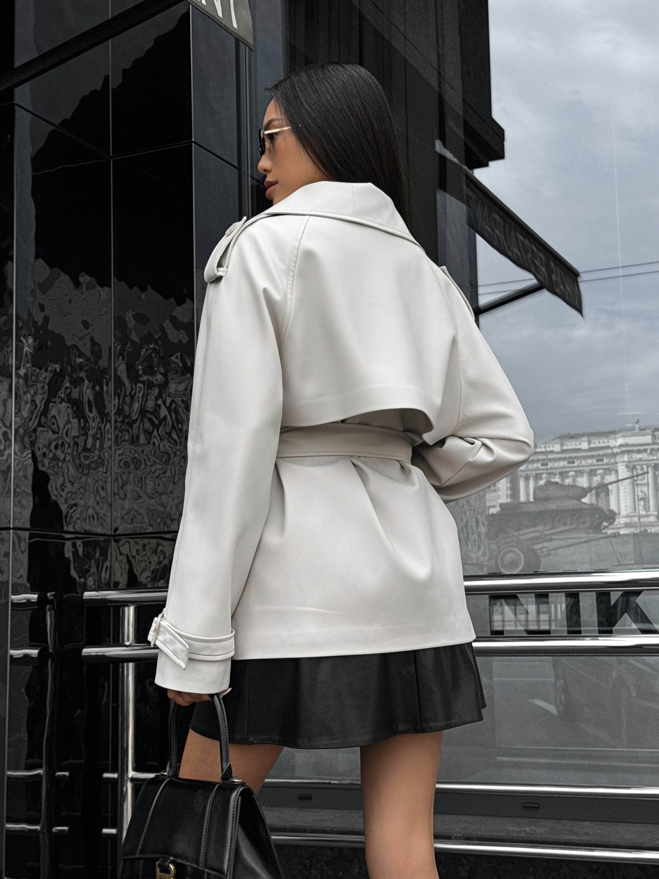 Тренч Jadone Fashion модель Tally_bilosir Фото