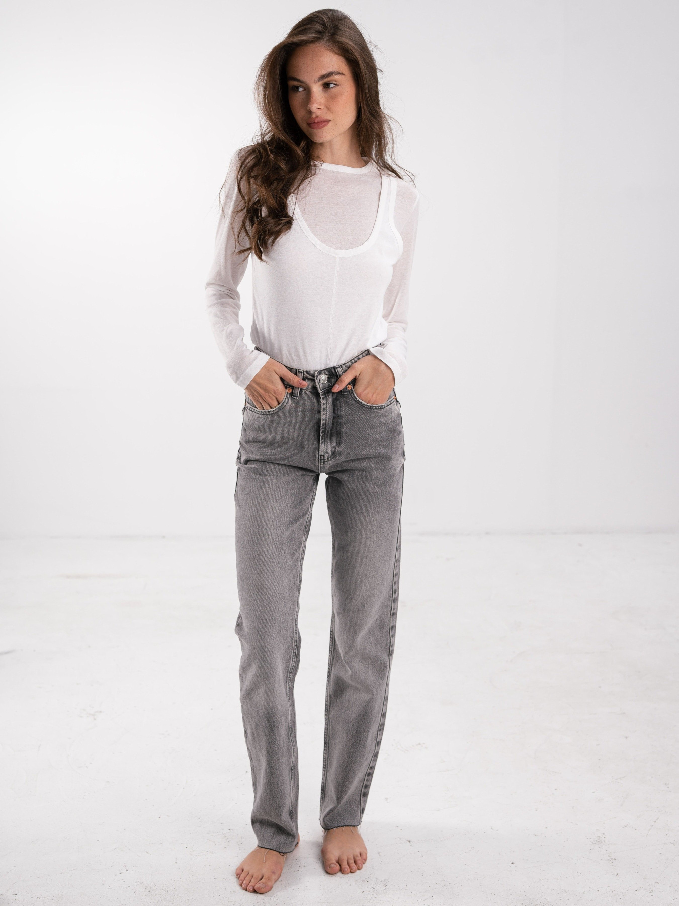 Прямые джинсы Twice модель 241022930 Фото