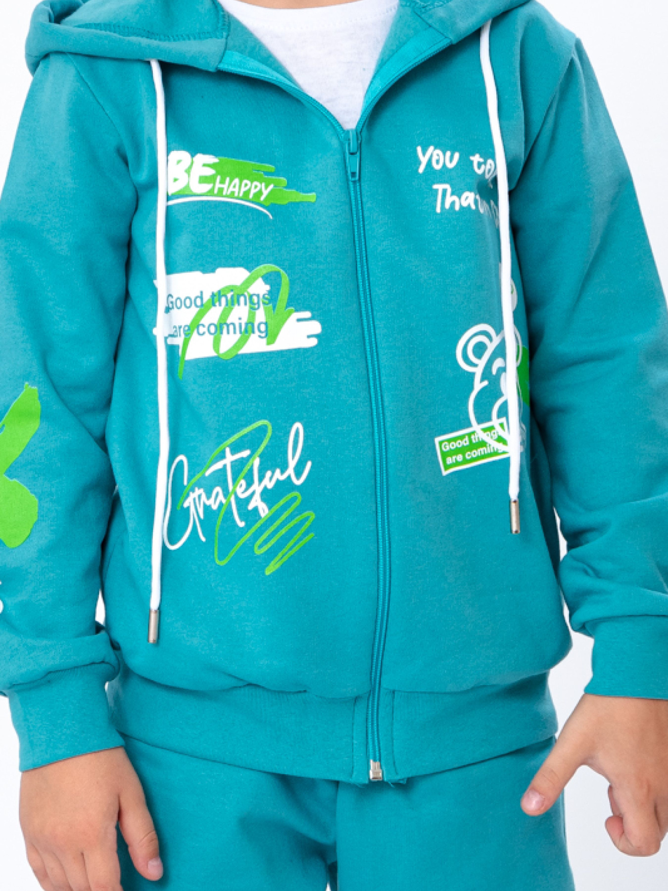 Спортивный костюм Носи своє модель 6018-023-33-2-bryuzovij-nefrit-bear Фото