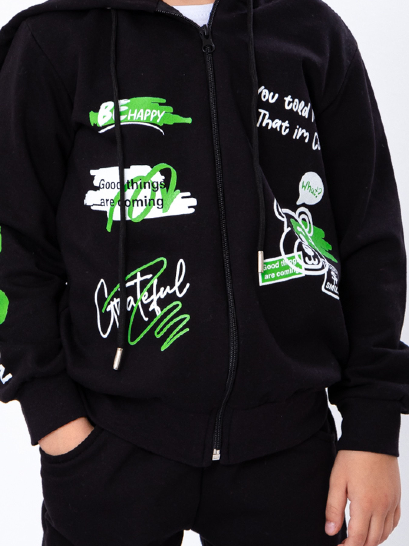 Спортивный костюм Носи своє модель 6018-023-33-2-chornij-bear Фото