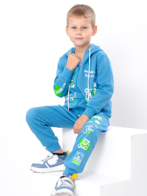 Спортивный костюм Носи своє модель 6018-023-33-2-goluba-blakitx-bear Фото