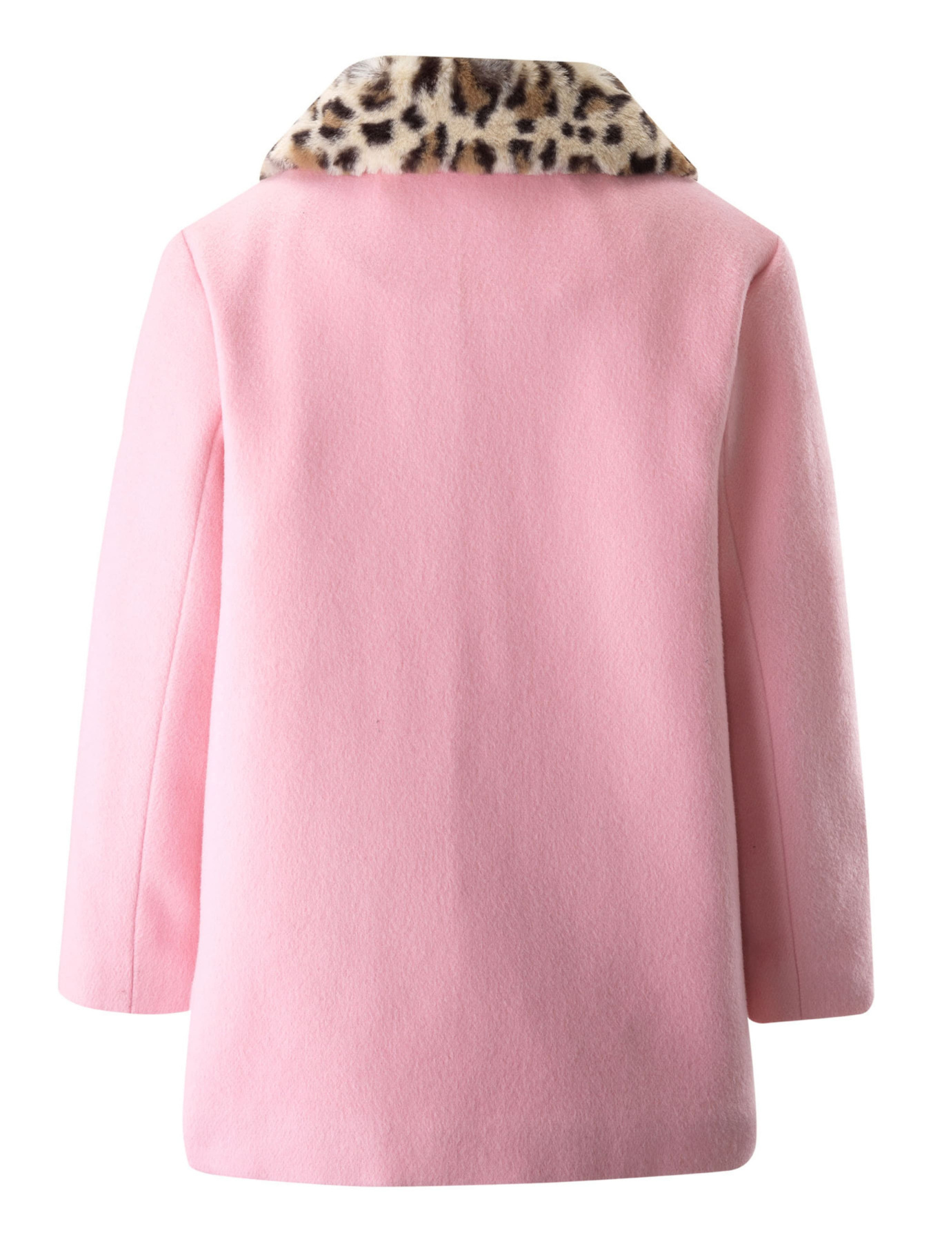 Пальто Rachel Riley Leopard Faux Fur Collar модель GCT116PKADR Фото