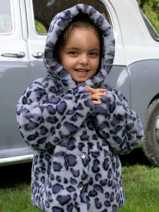 Шуба Rachel Riley Leopard Faux Fur Модель GCT117NAABM Фото