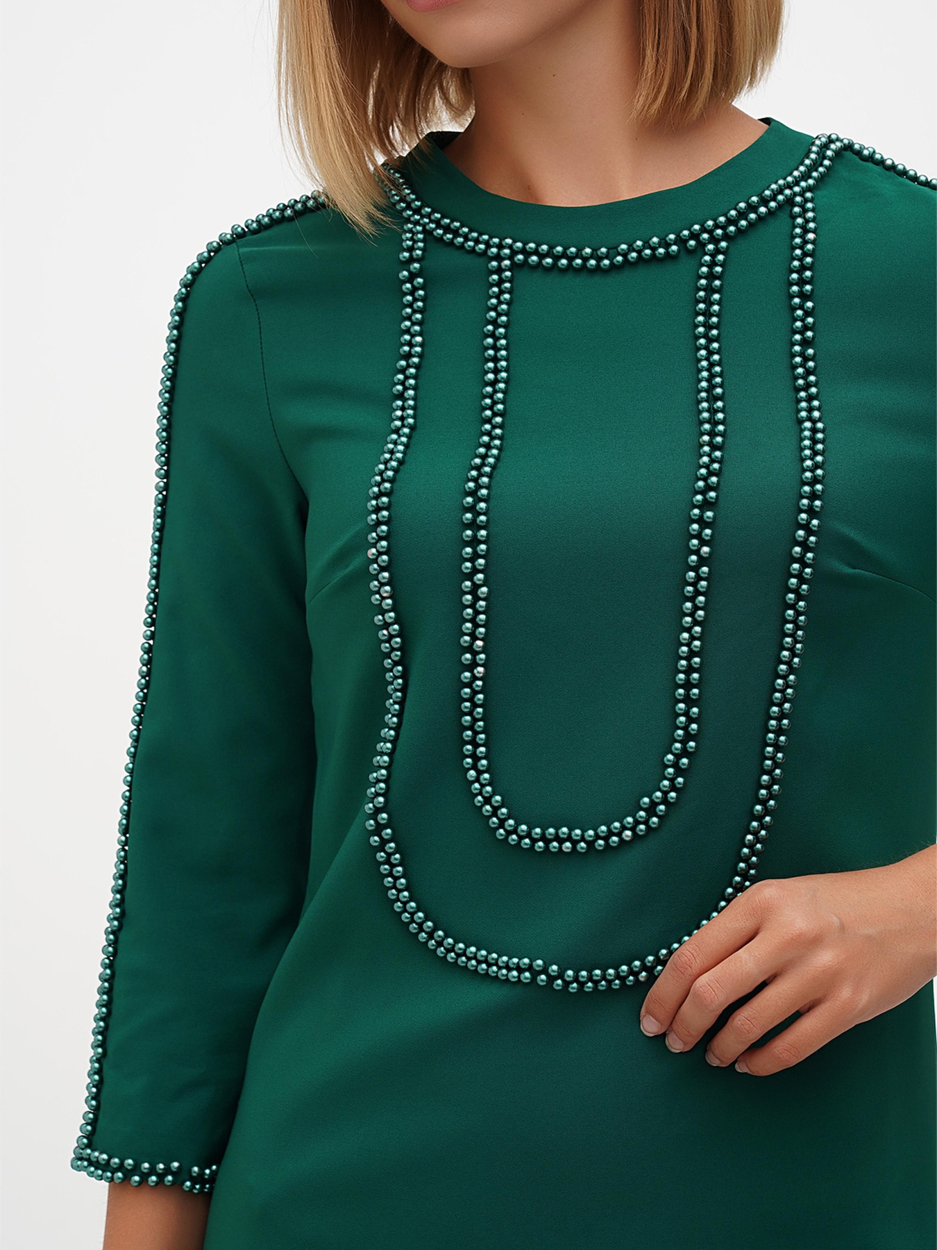 Сукня міні Sassofono модель A271-SC-1925_зеленый Фото