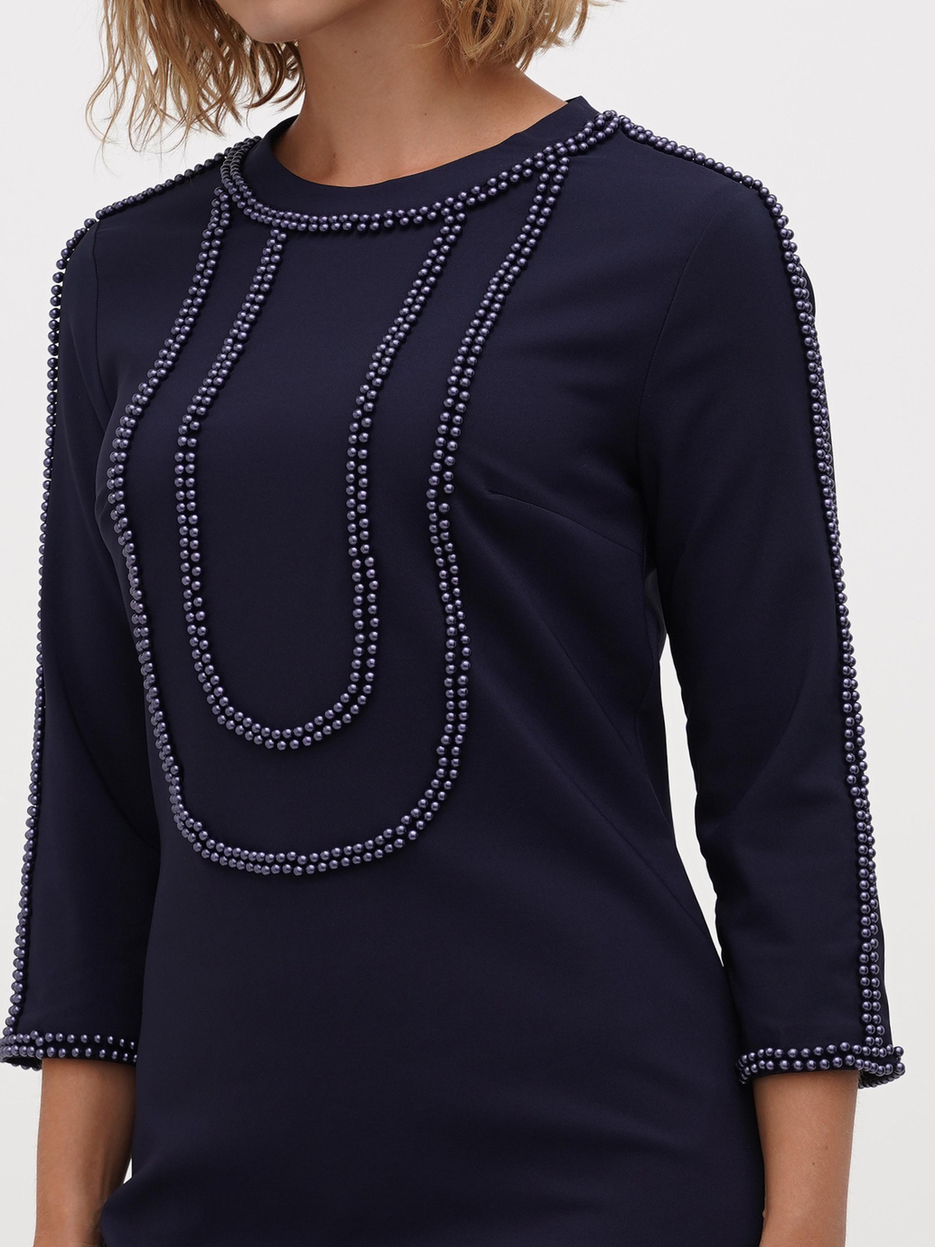 Сукня міні Sassofono модель A271-SC-1925_синий Фото