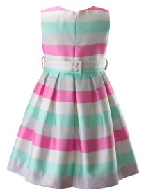 Платье миди Rachel Riley Sparkle Stripe модель GDR170MUAAI-MLT Фото