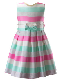 Платье миди Rachel Riley Sparkle Stripe модель GDR170MUAAI-MLT Фото